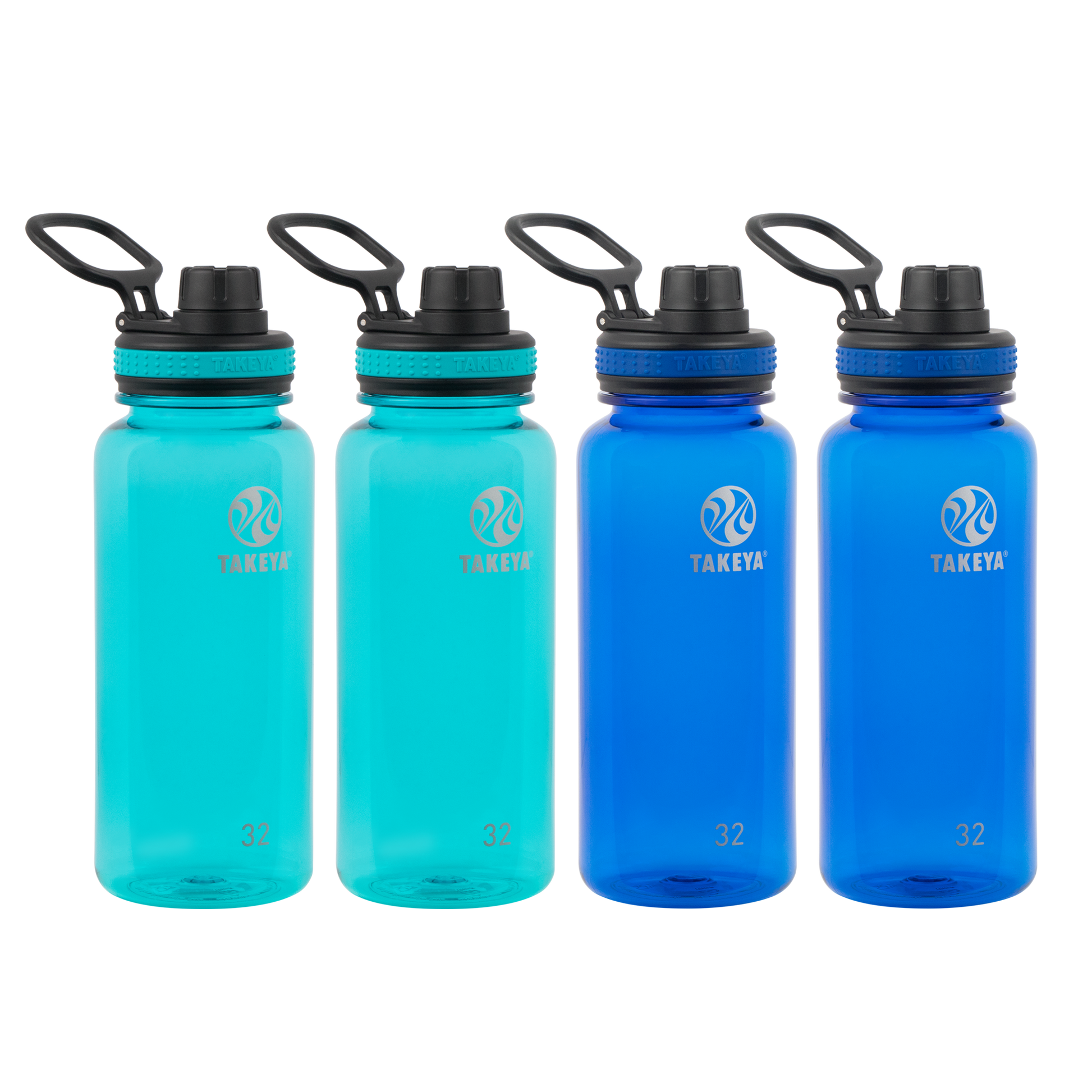 tritan-water-bottle-with-spout-lid-4-pack-t2 50276-Tritan-Spout-32-4pk-Ocean-Royal-angle.png
