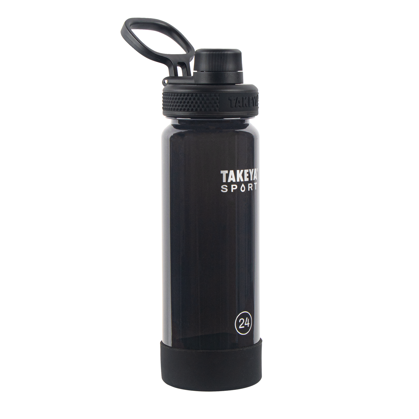 tritan-sport-water-bottle-with-spout-lid-z6 51664-TKS-Tritan-Spout-24-GrandSlamBlack-frontangle.png