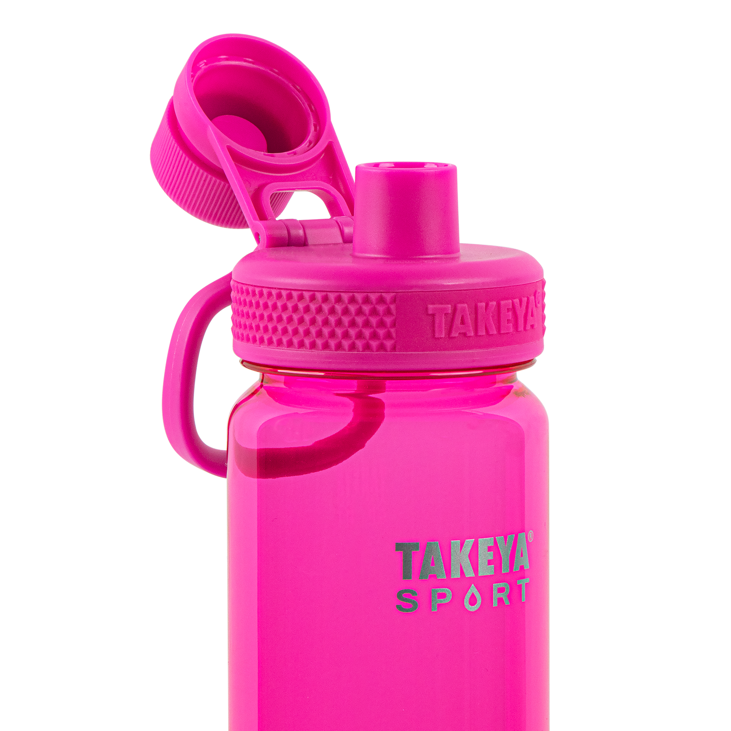 tritan-sport-water-bottle-with-spout-lid-z6 51671-TKS-Tritan-Spout-24-PinkSweep-openlid.png
