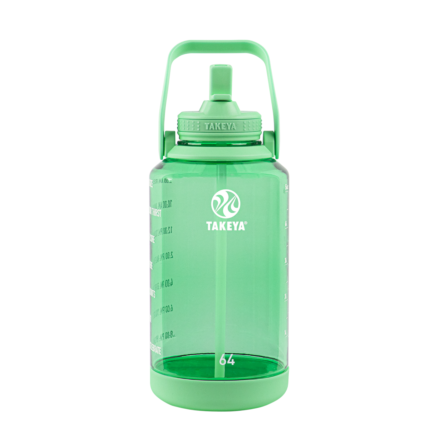 tritan-motivational-water-bottle-with-straw-lid-y4 54101-Tritan-Straw-Motivational-64-PistactioGreen-front.png