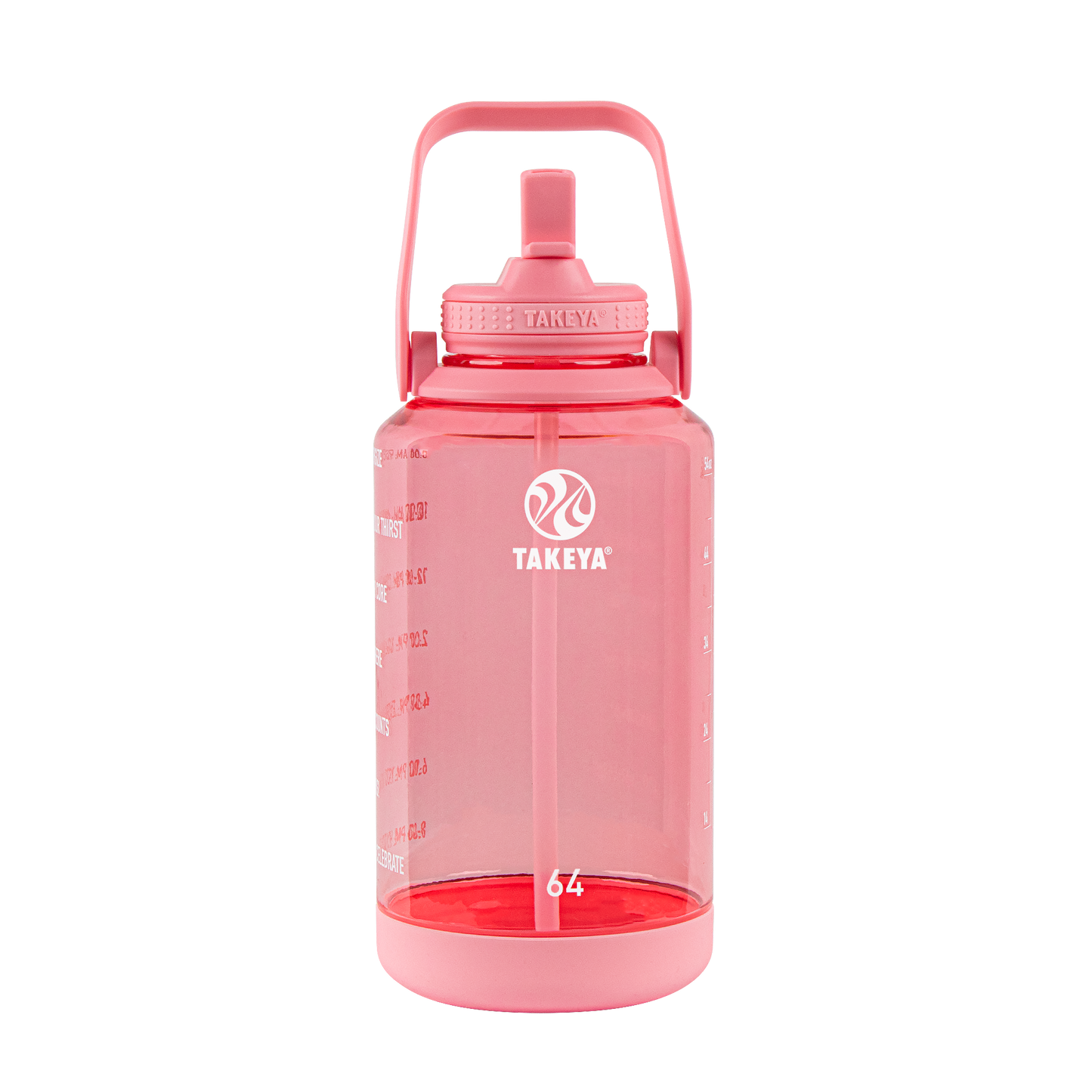 tritan-motivational-water-bottle-with-straw-lid-y4 54143-Tritan-Straw-Motivational-64-FlutterPink-front.png