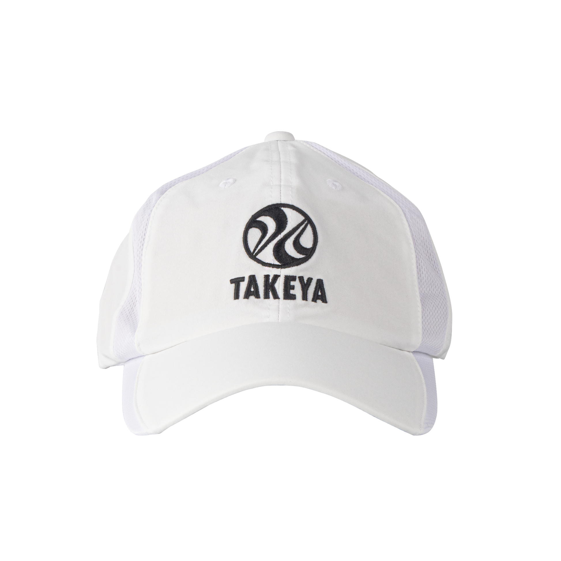 takeya-sport-vented-adjustable-hat-x9 97285-TK-PB-Hat-White-Front.png